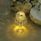 Clear 6 Mini 4.5" Acrylic Crystal Desk Lamps Decorative LED Lights Party Events